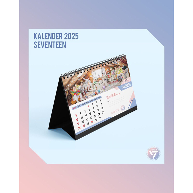 

(READY STOCK) KALENDER 2025 SEVENTEEN