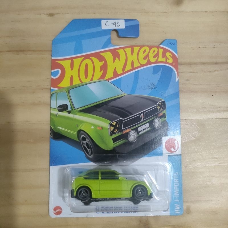 Hot Wheels '73 Honda Civic custome