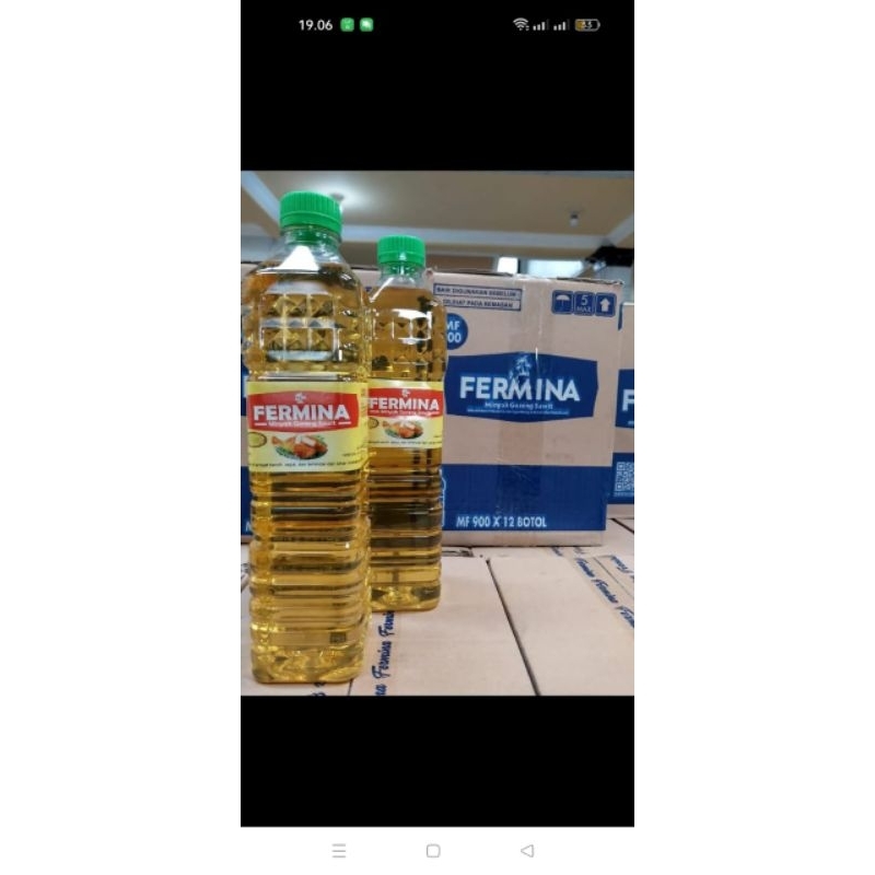 

minyak goreng fermina botol MF900