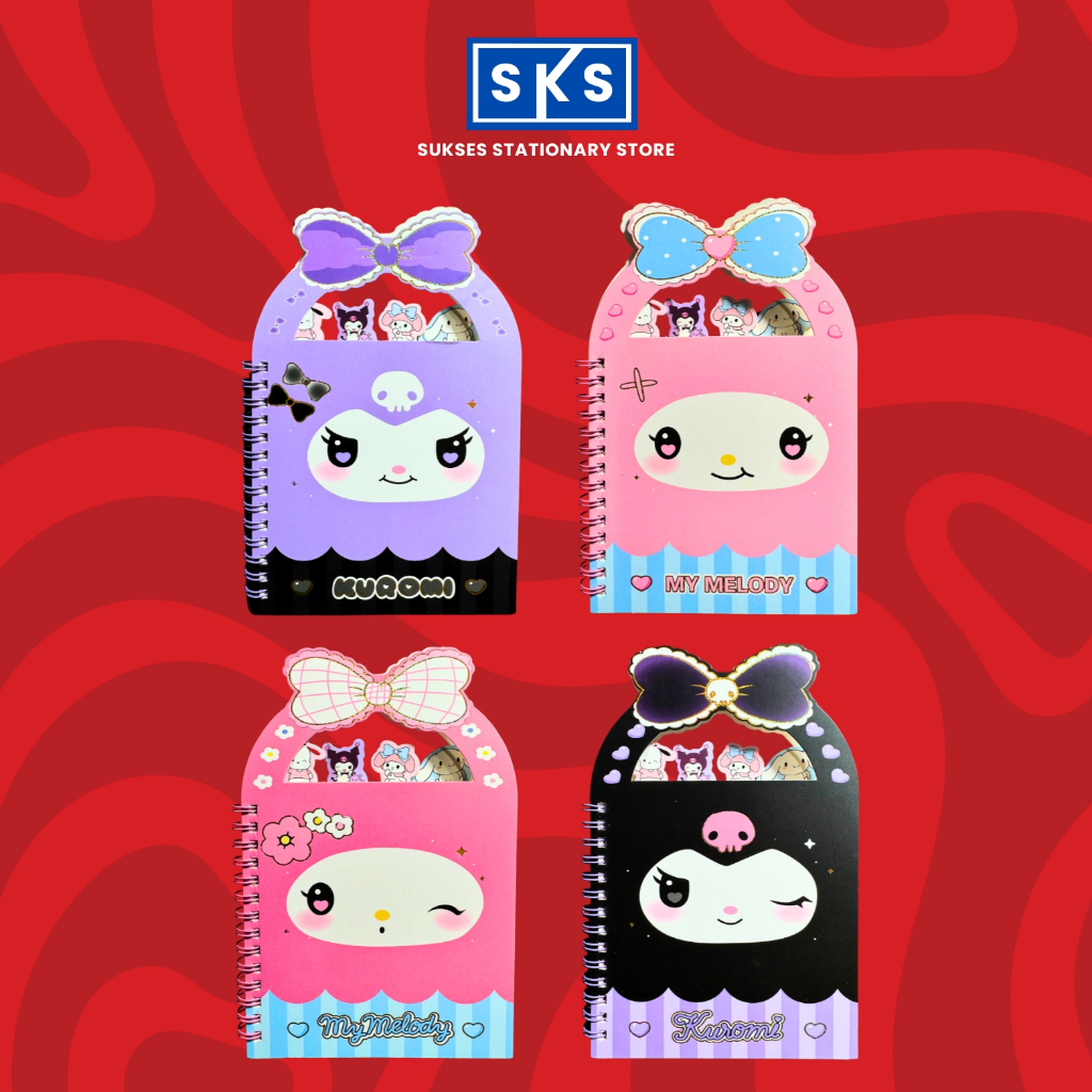 

Notebook Spiral Sanrio Capybara A5 Sekat Buku Catatan Lucu Tulis Buku Notes