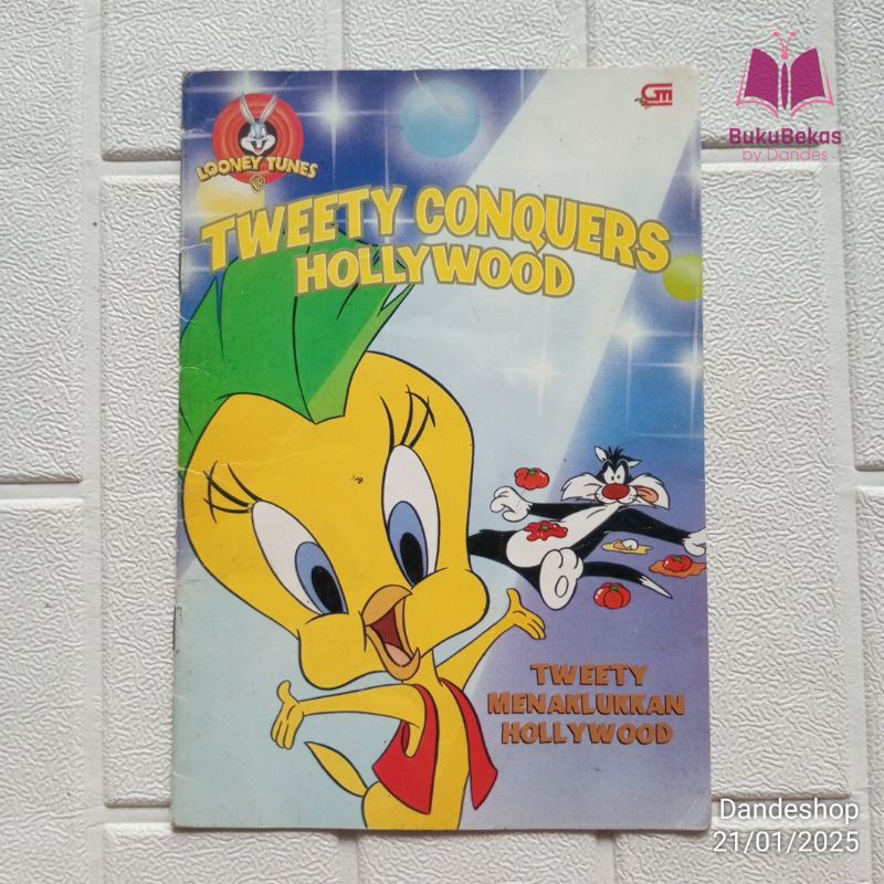 Looney Tunes: Tweety Conquers Hollywood - Tweety menaklukkan Hollywood - Buku Cerita Anak Bekas Prel