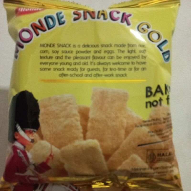 

Monde Serena Snack Gold 27gr (4 pcs)