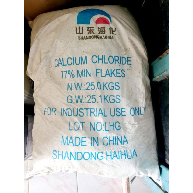 Calcium chloride/cacl2/kalsium klorida @25kg