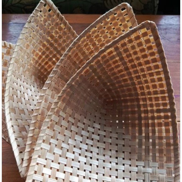 Pincuk Anyaman Bambu / Piring Pincuk