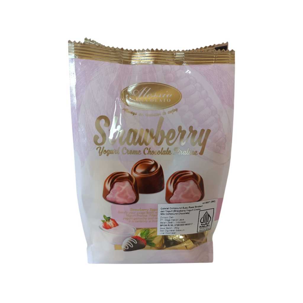 

pink ALESSIO CIOCCOLATO Creme Chocolate Pra250g Hazelnut Durian Matcha Strawberry Yogurt
