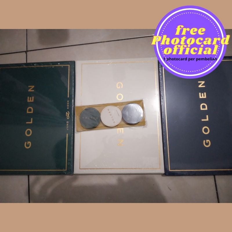 (Ready stock) Album Jungkook BTS GOLDEN POB Weverse
