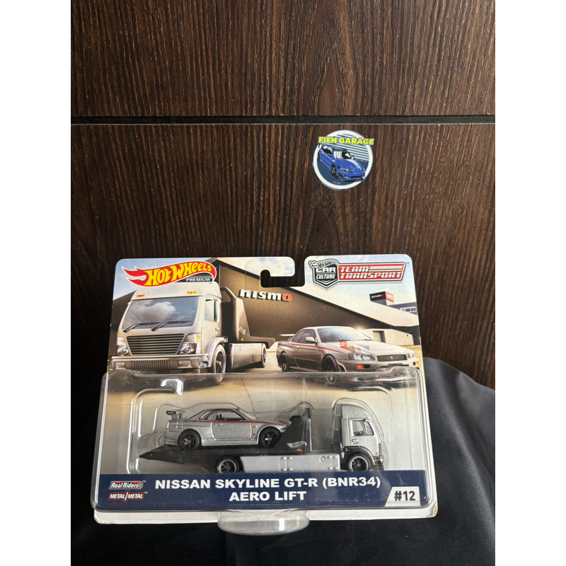 Hotwheels Team Transport Nissan Skyline GT-R (BNR 34) Aero Lift (nismo)