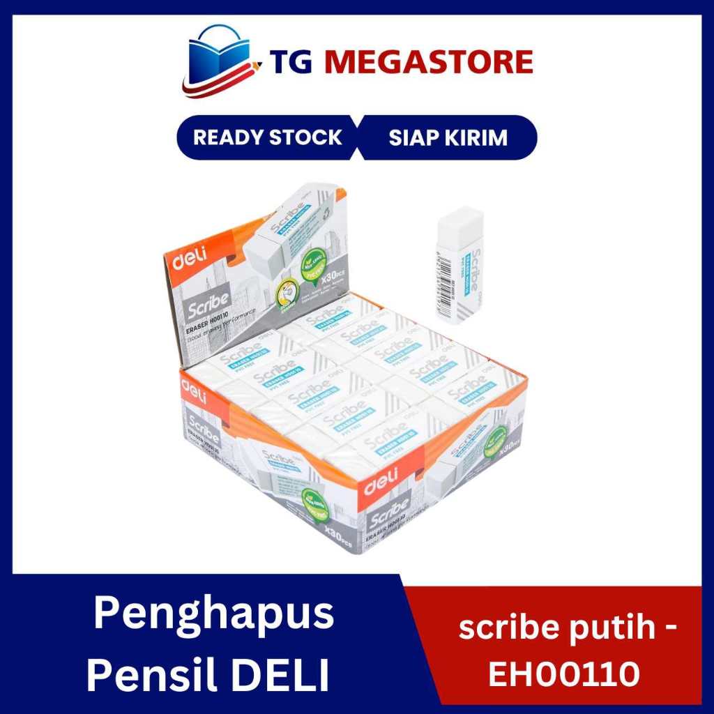 

Penghapus Pensil DELI Scribe Putih - EH00110
