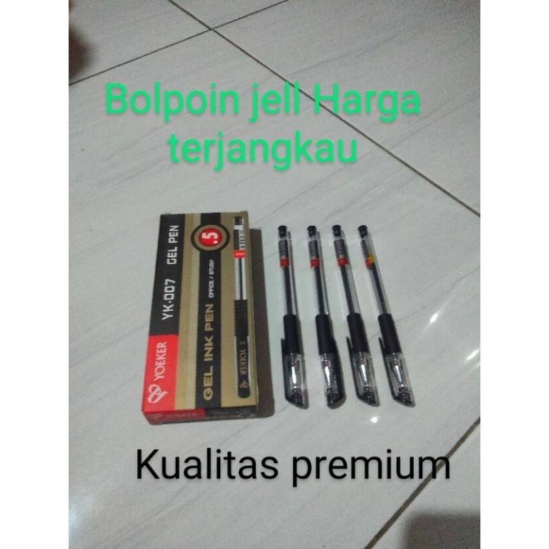 

Bolpoin jell yoker 007/gel ink pen kualitas premium dan harga terjangkau