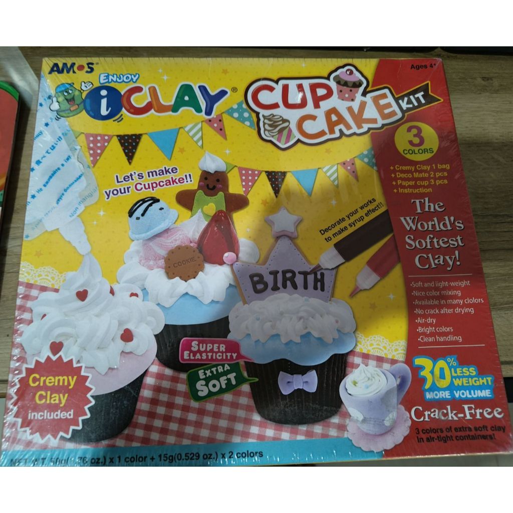 AMOS i CLAY Cup Cake Kit 3 Colors