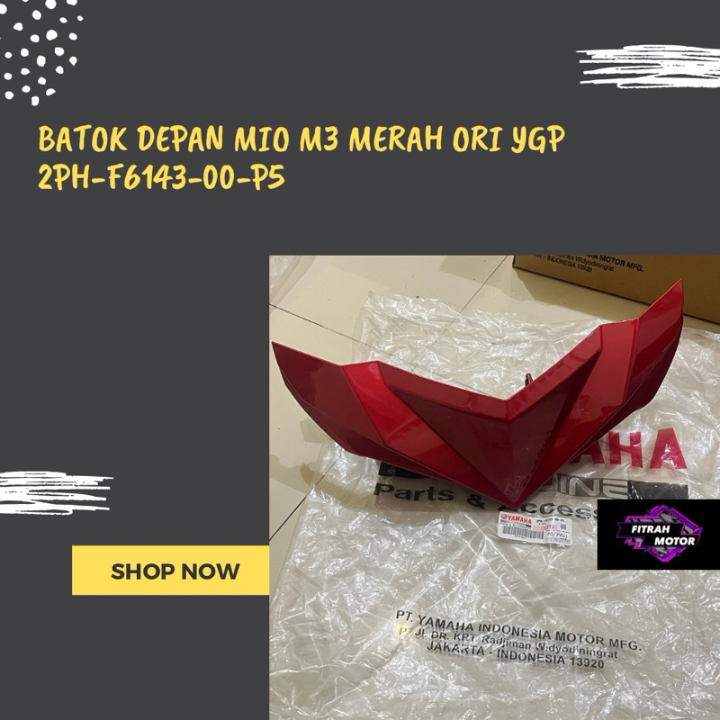 BATOK DEPAN MIO M3 MERAH MAROON ORI YGP 2PH-F6143-00-P5