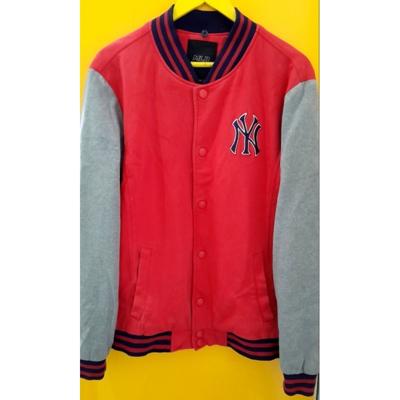 Jaket Varsity MLB NY Second Thrift Preloved