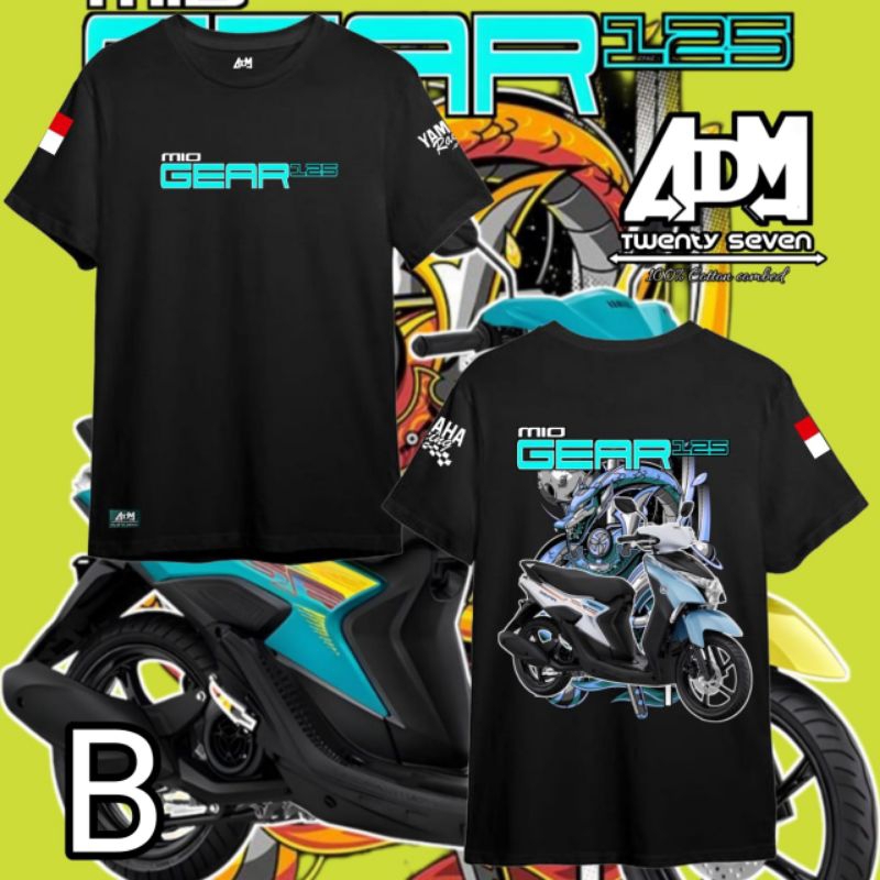 kaos mio gear kaos yamaha mio gear kaos distro yamaha racing tshirt Yamaha racing