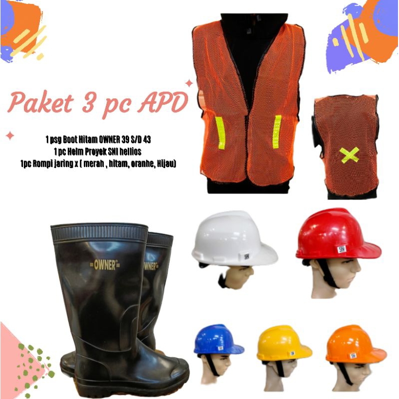 paket helm proyek/set APD