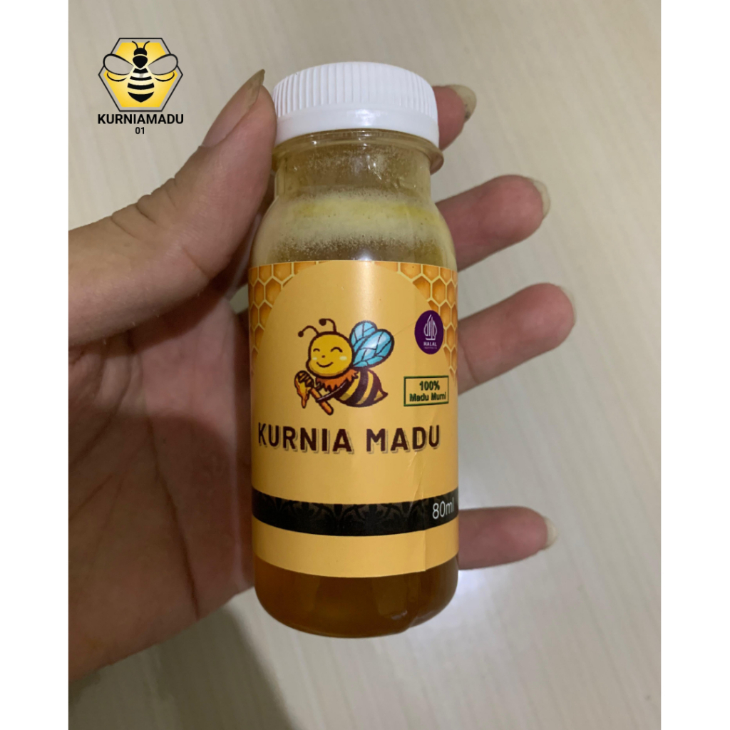 

MADU MURNI MADU ASLI HUTAN 30-50-80ml KUALITAS PREMIUM FULL NEKTAR 100% byKURNIAMADU