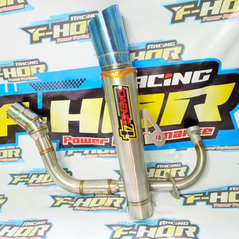 Knalpot Daeng sai4 fullsystem Vario 125 150 NMAX AEROX PCX BeaT Fi ESP Scoopy Kenalpot Full Package