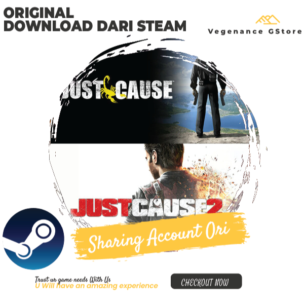 Just Cause + Just Cause 2 Full DLC Black Market PC Game Sharing Original + Latest Update