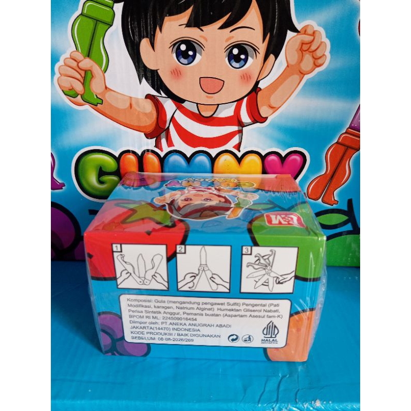 

Permen Lunak Gummy Candy DSM 1 box isi 30 pcs