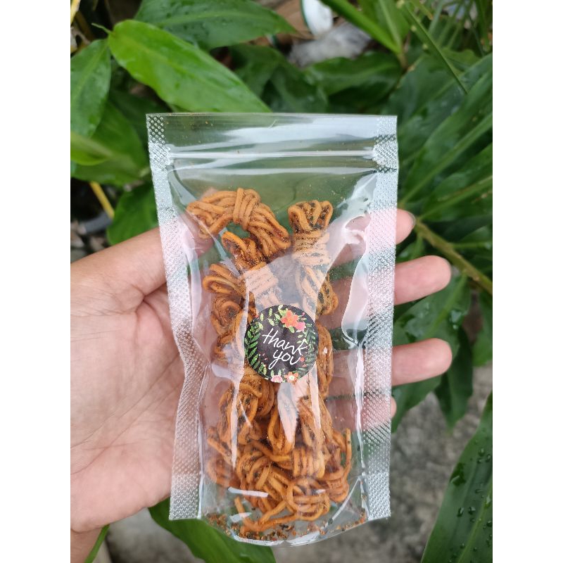 

mie gulung pedas asin