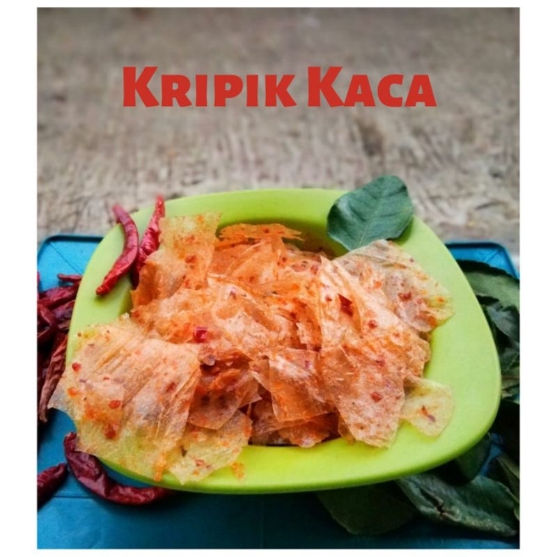 

kripik kaca pedas premium | kripca | keripik kaca cabe ijo 100gr