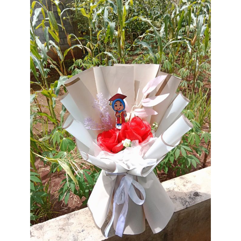 BUCKET WISUDA TOPPER COWOK/CEWEK HIJAB