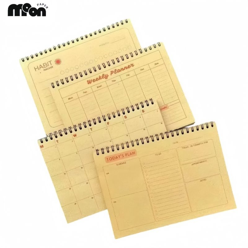 

Habits Plan-Weekly Planner-Buku rencana kegiatan-To do list-Buku perencanaan-Moonpaper Habit Tracker Weekly Planner