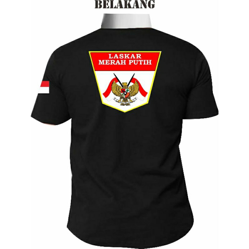 kaos murah kaos ormas laskar merah putih