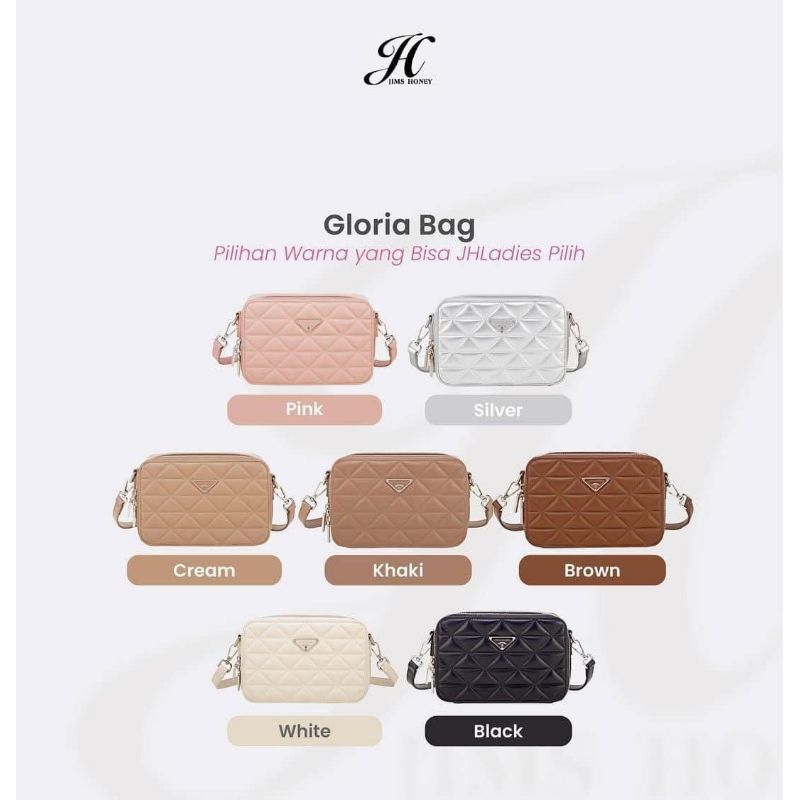 GLORIA BAG TAS SELEMPANG WANITA TAS FORMAL TAS SANTAI TAS PESTA TAS PRAKTIS SIMPEL KAPASITAS BESAR