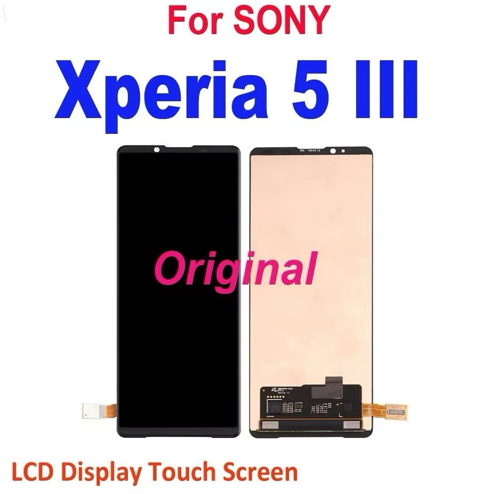 Original amoled For Sony Xperia 5 iii Lcd Screen Display Touch Glass Digitizer Assembly xperia 5iii 