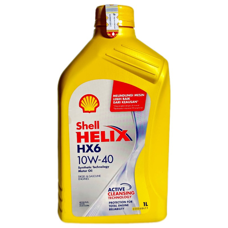 Oli Shell Helix Hx6 1 Lt Oli Mesin Shell Helix Hx 6 1 LIter