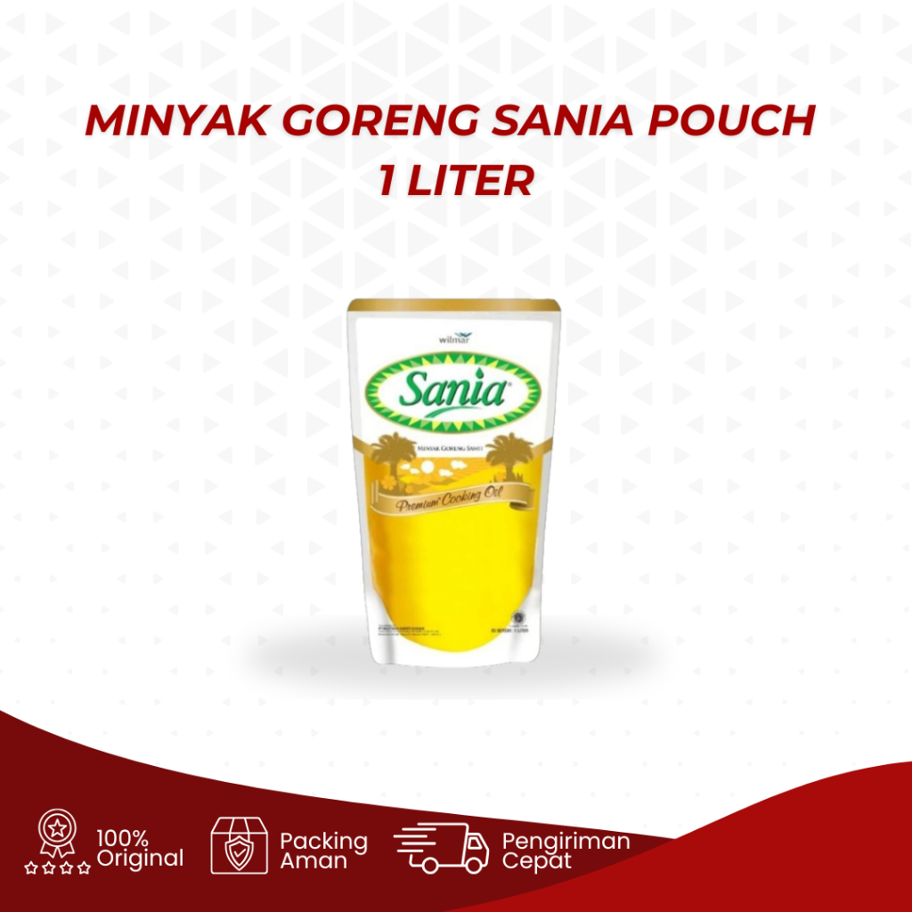 

Sania Minyak Goreng Kemasan 1 Liter Refil