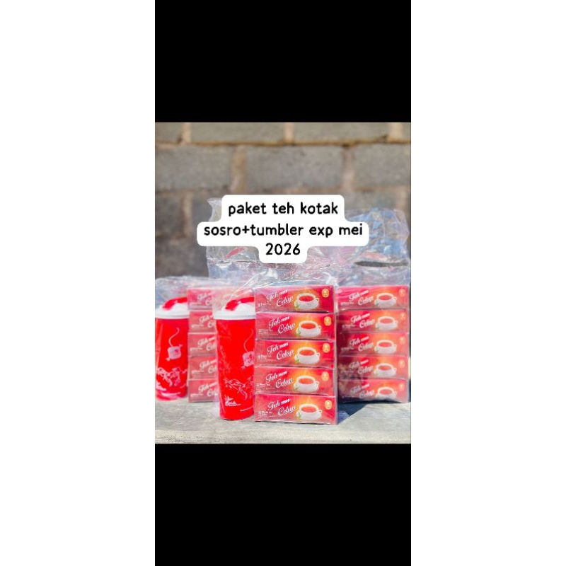 

paket teh sosro free tumbler