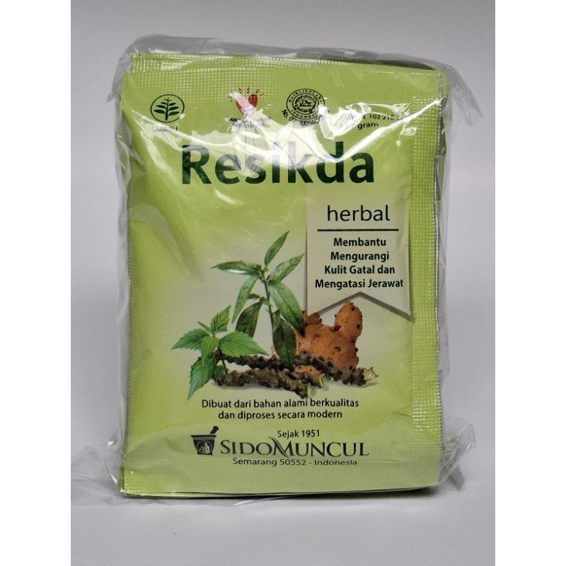 

JAMU RESIKDA SIDO MUNCUL KEMASAN PACK ISI 10 SACHET
