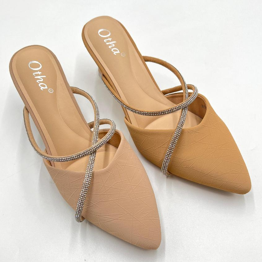 Otha Shoes H1040 OMS - Sepatu Heels Wanita Tinggi Hak 6 cm