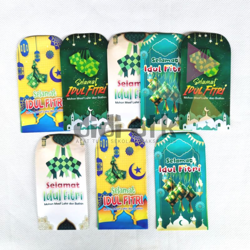 

Angpau Lebaran Edisi Gambar Ketupat uk Medium Amplop Idul Fitri 1 Pak (Isi 100 Lembar)