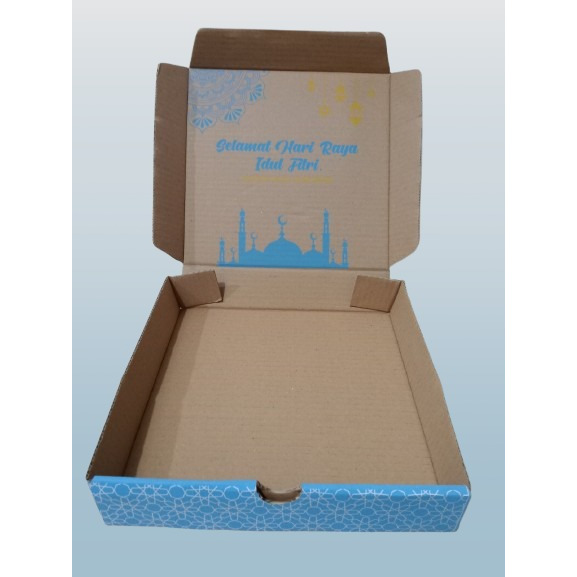 

10 Pcs Box Parcel Hampers Idul Fitri Uk 25x25x5cm Packaging Eid Mubarak Dus Lebaran