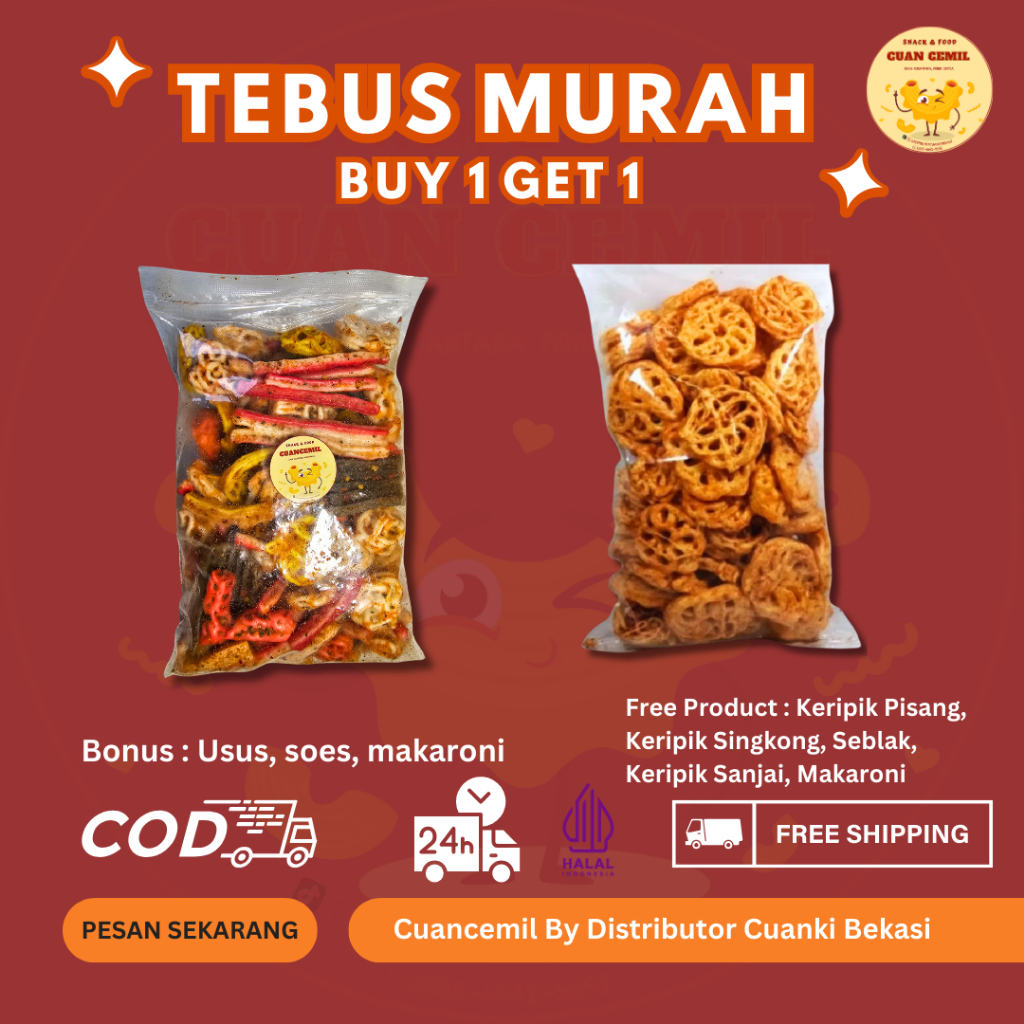 

Sebring seblak kering Buy 1 get 1 Total 500gr