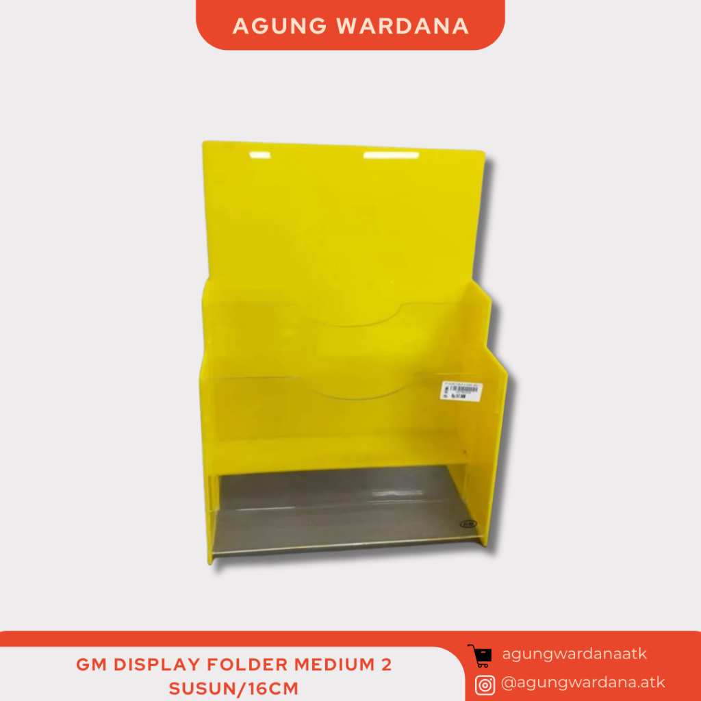 

GM DISPLAY FOLDER MEDIUM 2 SUSUN/16CM