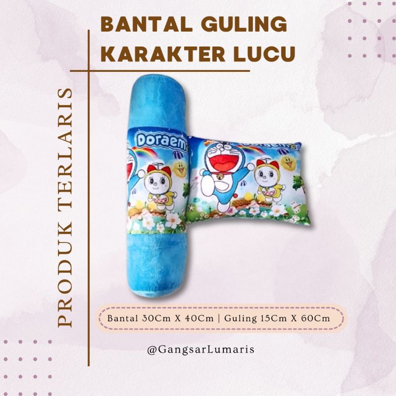 SET BANTAL GULING ANAK KARAKTER DORAEMON/ BANTAL GULING BALITA