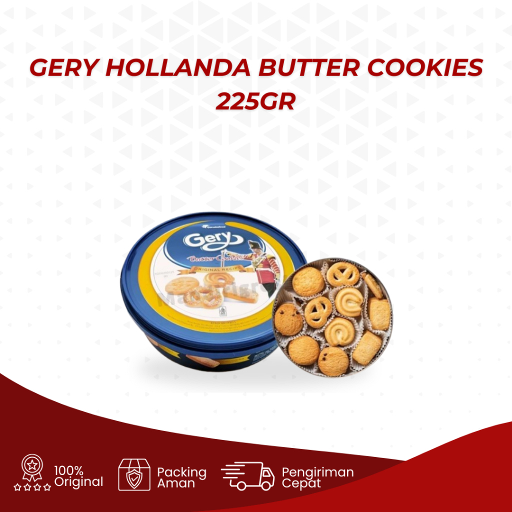 

Gery Hollanda Butter Cookies 225Gr