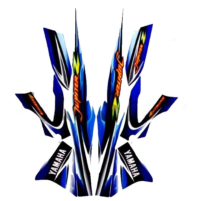 Striping Stiker Yamaha Jupiter Z Burhan 2005 Biru List Body Motor Yamaha Jupiter Z Burhan 2005