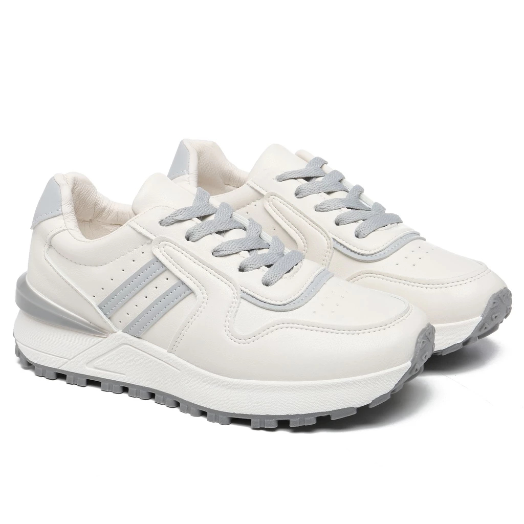 VNC - HAECHAN Sepatu Wanita Sneakers Fashion Sport Casual Trendy Polos Terlaris Kekinian Karet Kasua