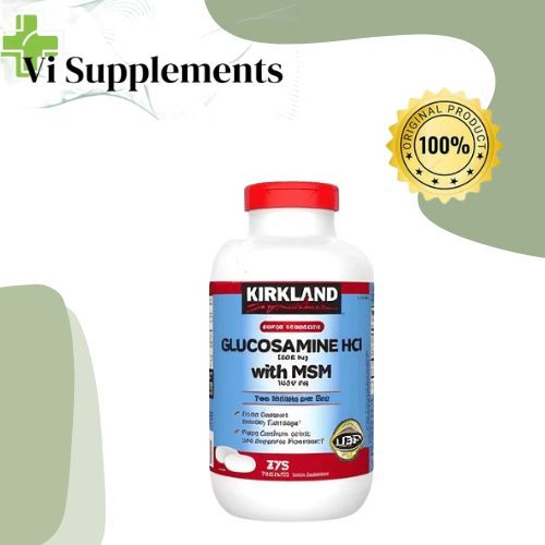 VI SUPPLEMENTS - (100% ORIGINAL) Glucosamine HCI 1500mg with MSM 1500mg - 375 Tablets