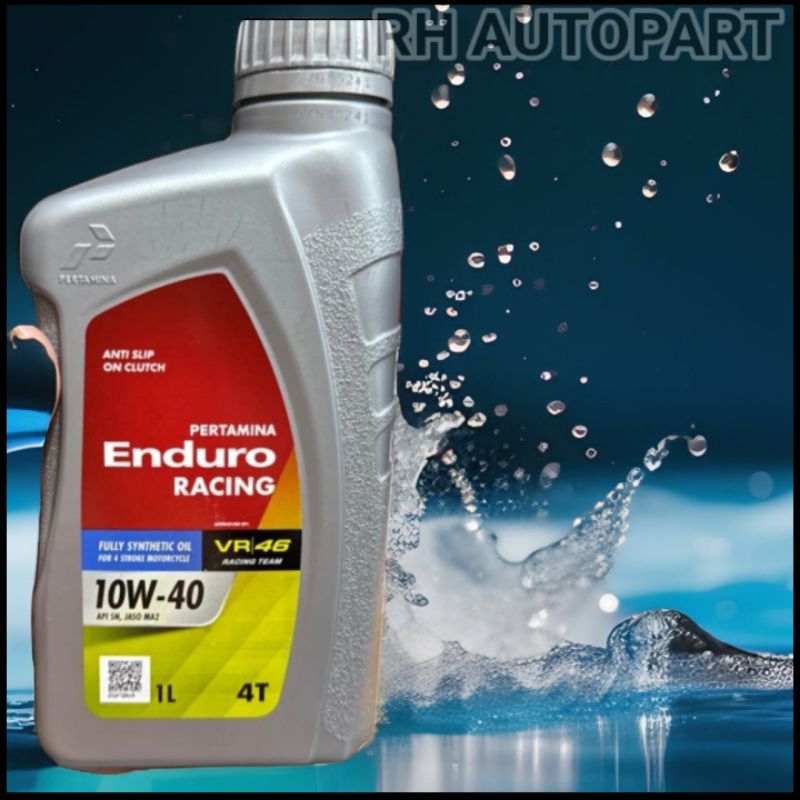 OLI ENDURO RACING 1L PERTAMINA OLI ENDURO RACING FULLY SYNTHETIC VR-46 10W-40 OLI ENDURO 4T 20W-50