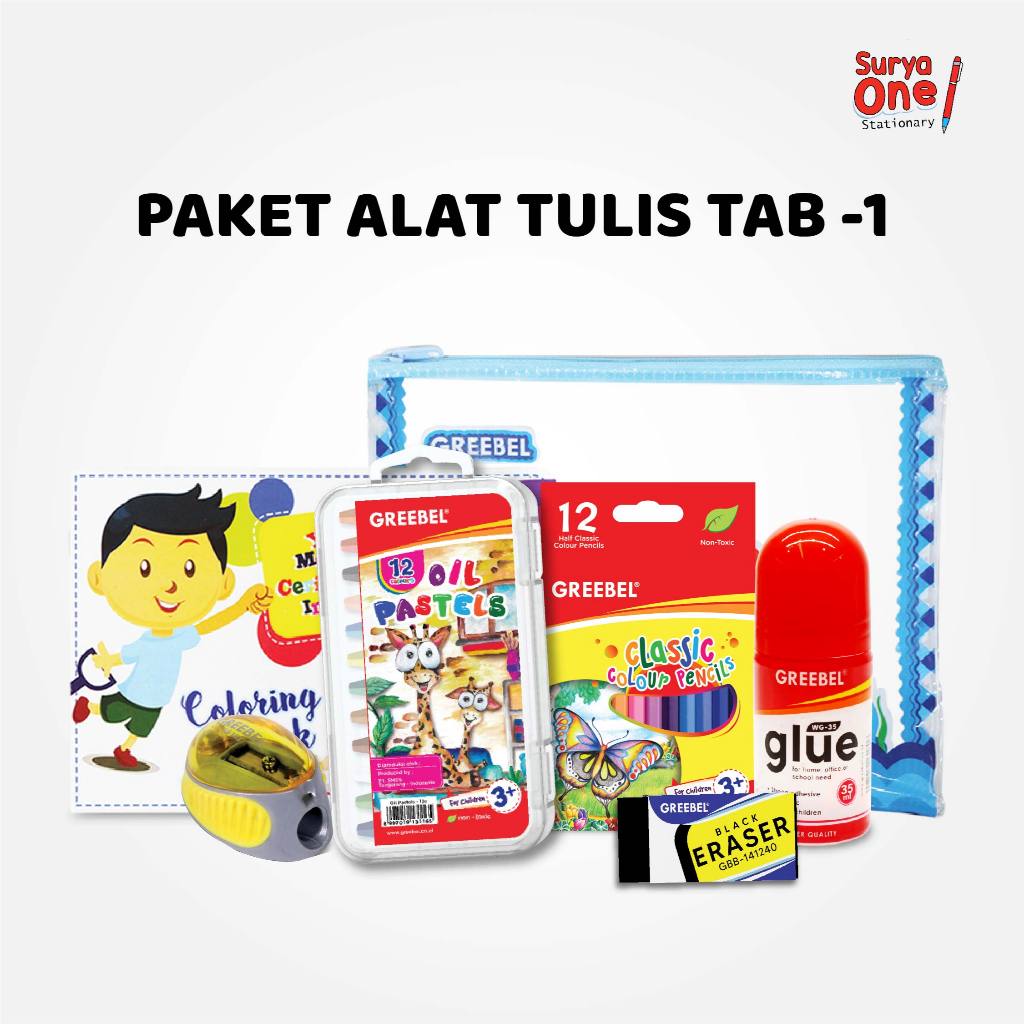 

Paket Alat Tulis Set | Greebel Stationery Set TAB-1| Paket Ulang Tahun Hamper Suryaone