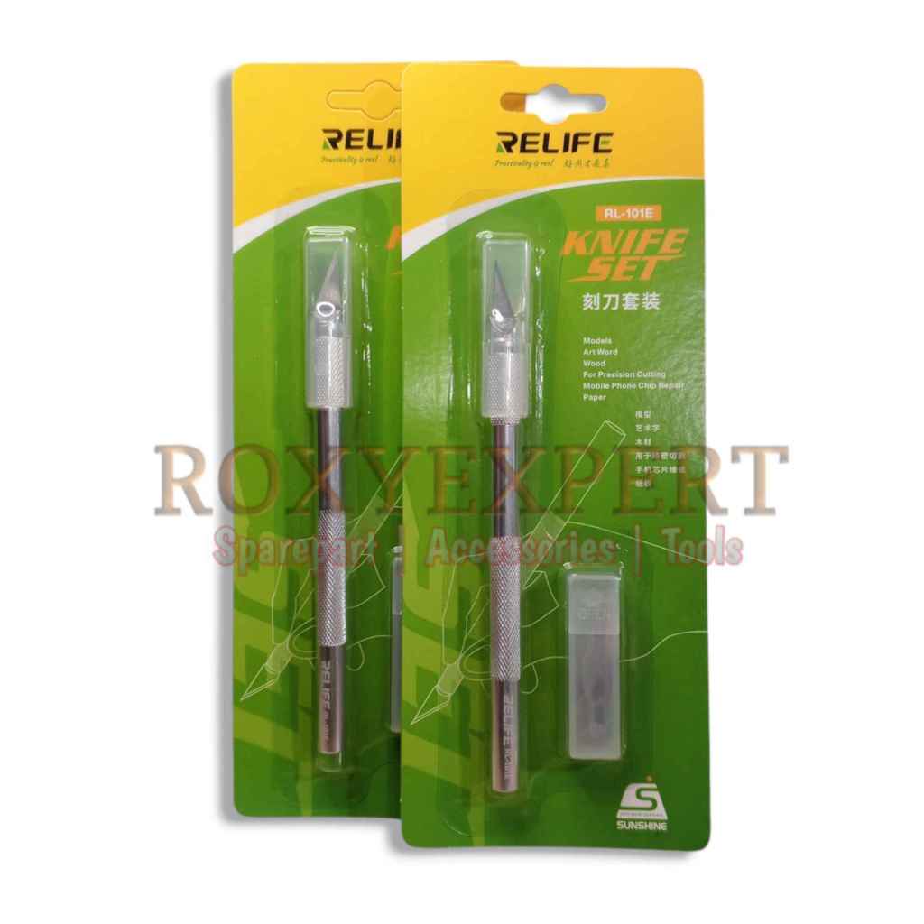 

Pisau Congkel Ic Relife RL-101E Percision Knife Isi 6