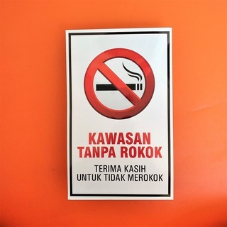 

Stiker Kawasan Tanpa Rokok - Stiker Bahan Chromo - Warna Putih