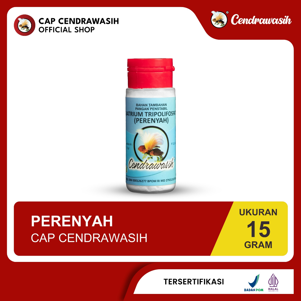 

Cap Cendrawasih Perenyah 15gr