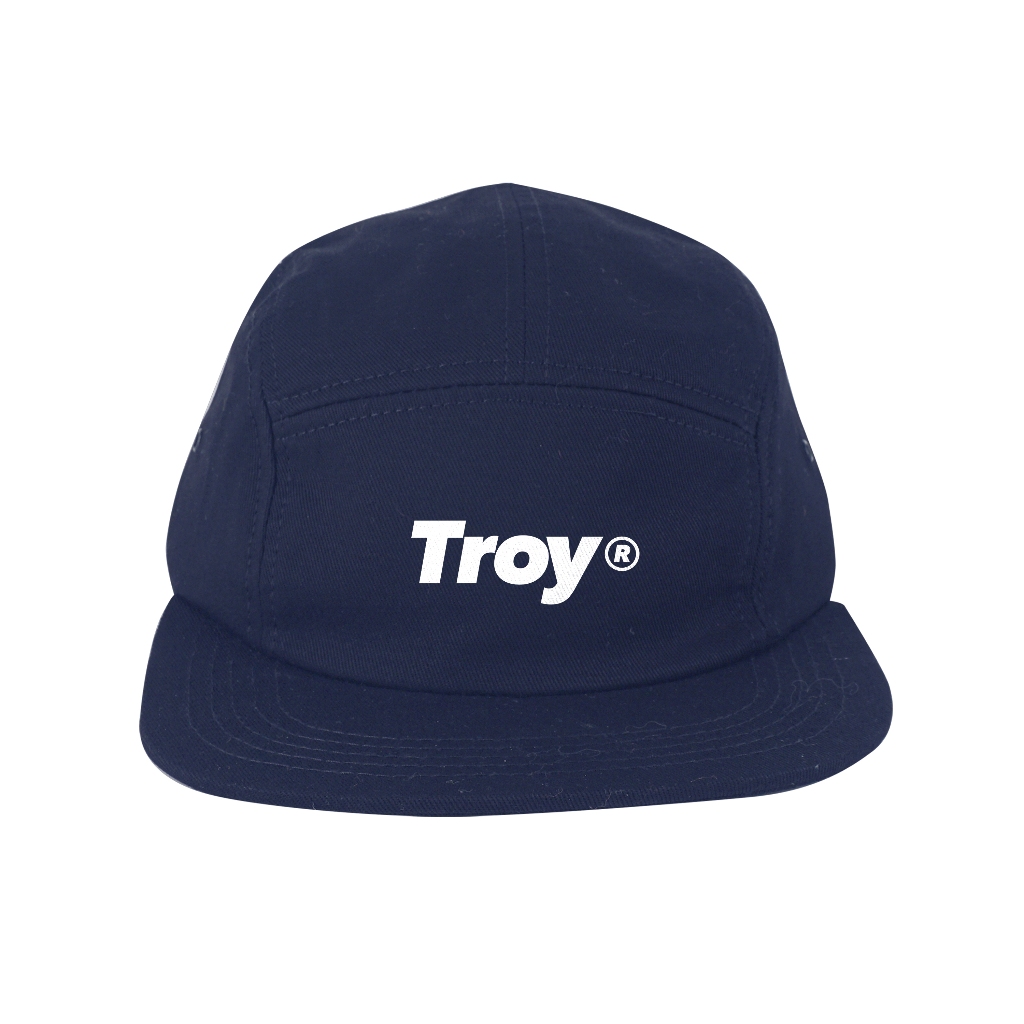 Troy Company Five Panel Navy Marchio - Topi 5 Panel Biru Navy FPD 2921