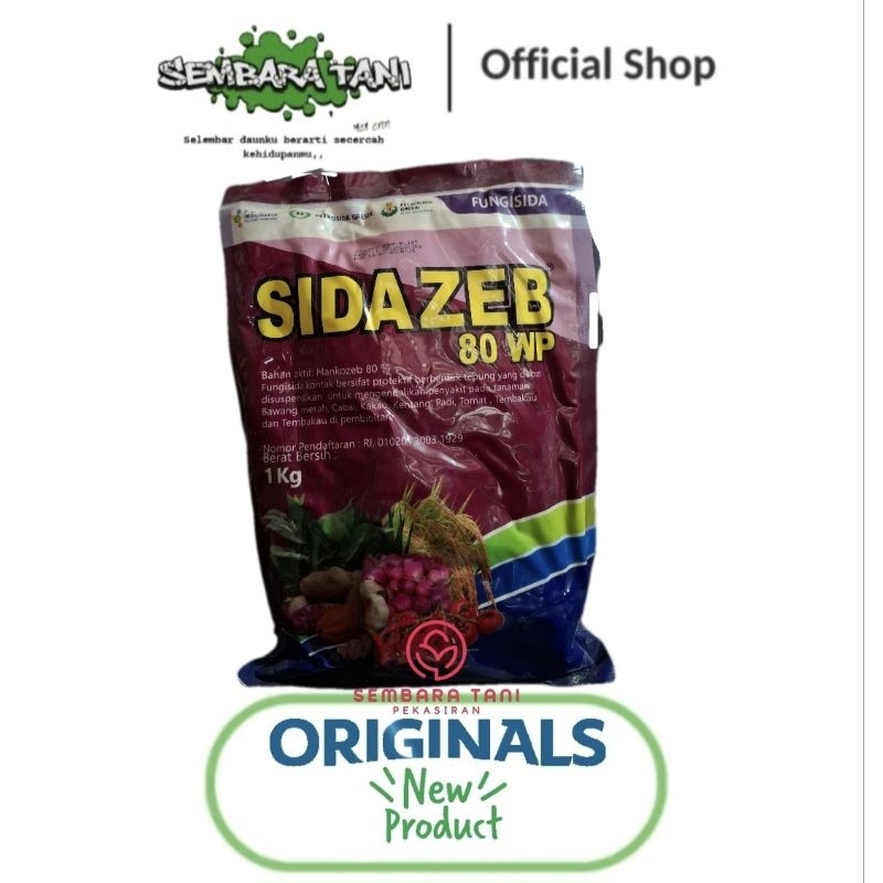 SIDAZEB 80 WP 1 KG | MANKOZEB KUNING | FUNGISIDA